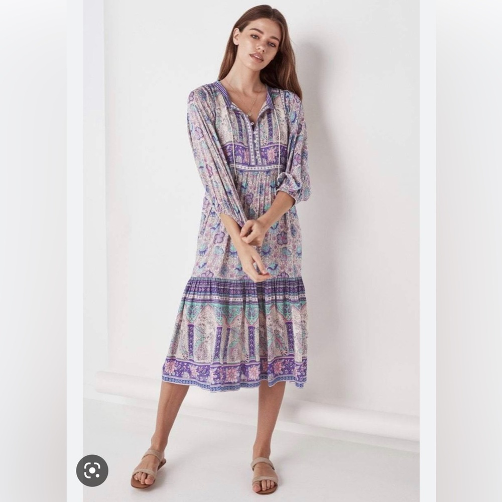 Spell Poinciana Dress in Lilac - Picture 5 of 12